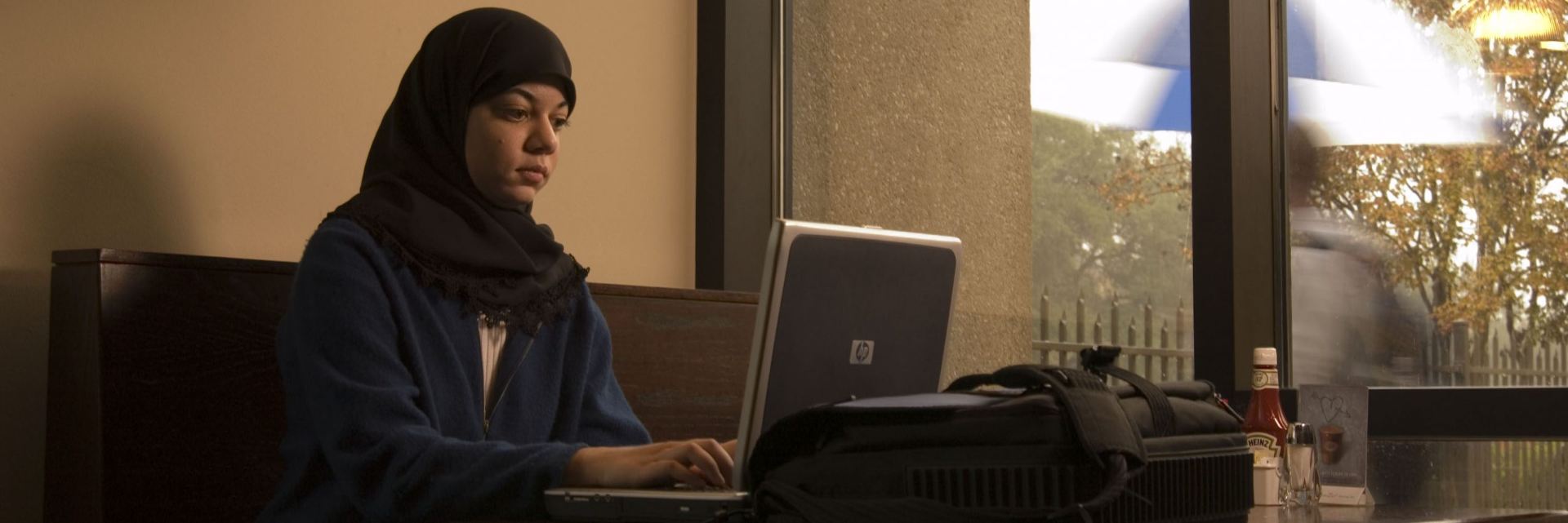 Woman working at computer
